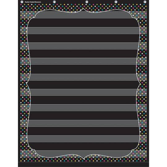 Chalkboard Brights 10 Pocket Chart
